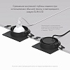 картинка Denkirs Точечный встраиваемый светильник  DK3021-BK