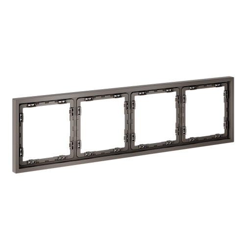 картинка Рамка пластиковая VOLTUM S70 на 4 пост, (капучино)