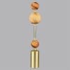 картинка ODEON LIGHT 5457/4TL MODERN ODL_EX26 051 светлая сатин.латунь/белый/бежевый/коричневый/металл/стекло