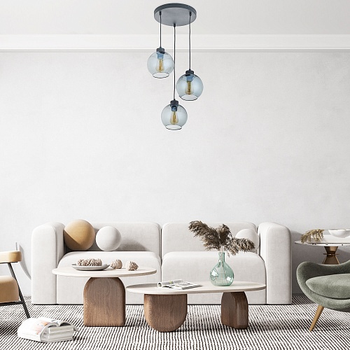 картинка TK Lighting Подвесной светильник со стеклянными плафонами 2819