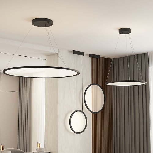 картинка Denkirs Подвесной светильник VEIL DK6605-BK