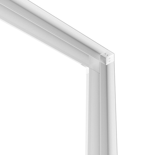 картинка NOVOTECH 135283 SHINO NT24 180 белый Соединитель «Г» токопроводящий для шинопровода в ГКЛ (для арт.1