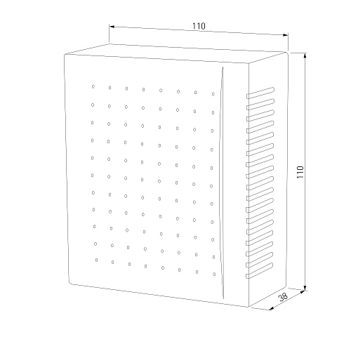картинка Elektrostandard Звонок электромеханический 1M IP44 DBQ26M WM белый