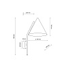 картинка TK Lighting Светильник настенный 11087 CONO BRICK