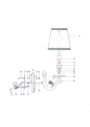 картинка Lightstar Бра Engenuo  779514