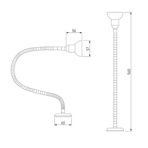 картинка Elektrostandard Подсветка галогенная 1214 MR16 хром