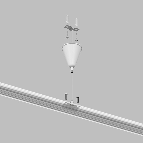 картинка Denkirs Подвесное крепление для трека  TR1105-WH