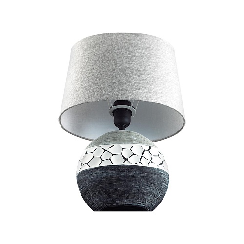 картинка LUMION 8119/1T COMFI LN26 489 серый, керамика/текстиль Настольная лампа E27 1*60W 220V AVALONA