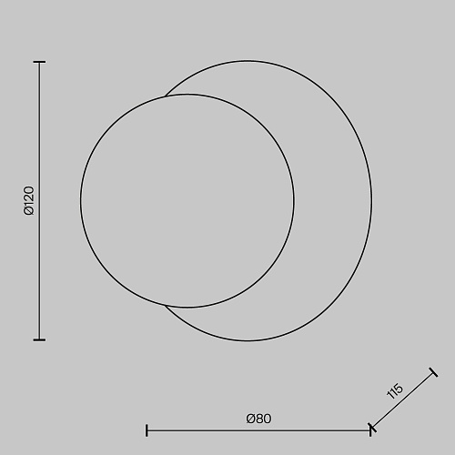 картинка Maytoni Настенный светильник (бра) Янтарь / Ambre 3000К 3Вт