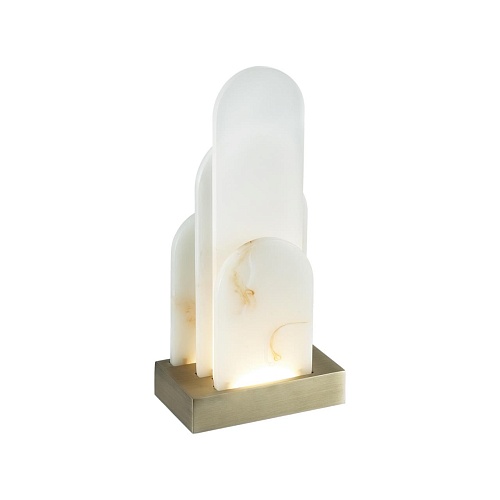 картинка ODEON LIGHT 5437/12TL HIGHTECH ODL_EX25 081 бронзовый брашинг/металл/смола под алебастр/акрил Настол