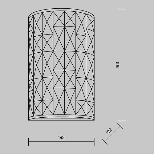 картинка Maytoni Настенный светильник (бра) Стужа / Gelid E27х2