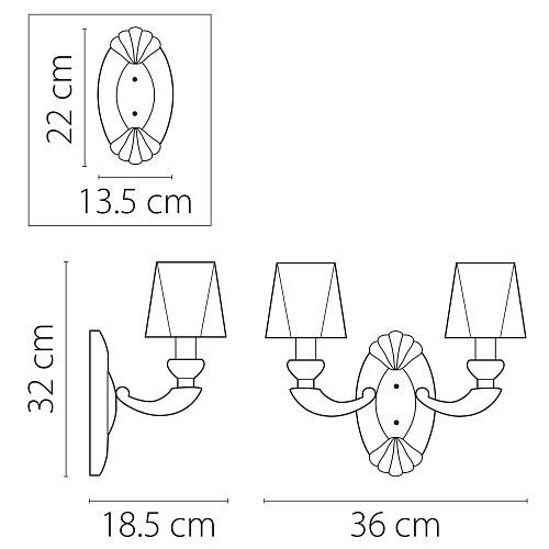 картинка Lightstar Бра Ramo  690622
