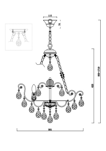 картинка Freya Люстра Вероника / Veronica