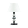 картинка ODEON LIGHT 4896/1T MODERN ODL_EX23 109 черный матов./серый/молочный металл/керамика/ткань Настольна