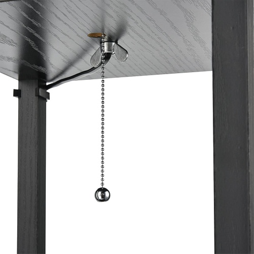 картинка LUMION 8093/1F COMFI LN26 460 черный/белый, дерево/текстиль Торшер Е27 1*60W 220V PRACTIC