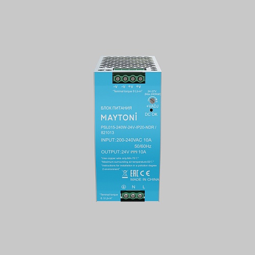 картинка Maytoni Источник напряжения PSL015 24В 240Вт IP 20 821013