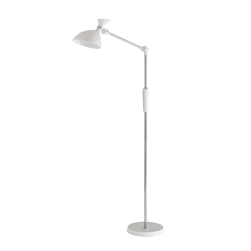 картинка LUMION 8330/15FL LEDIO LN26 458 белый, металл/пластик Торшер LED 15W 3000/4000/6000K 220-240V ССТ/ди