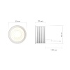 картинка Denkirs Светодиодный модуль  DK3000-8W dim