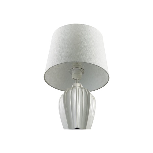 картинка LUMION 8120/1T COMFI LN26 477 белый, керамика/текстиль Настольная лампа E27 1*60W 220V SONA