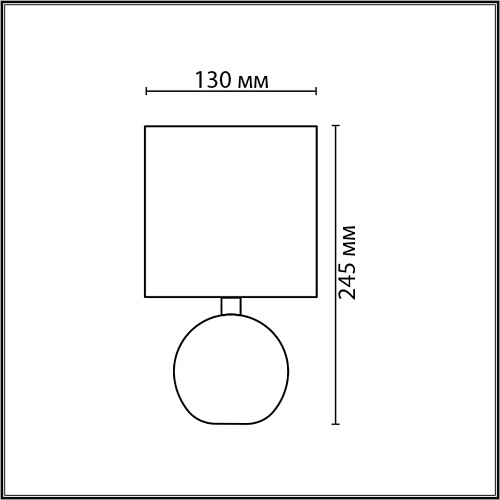 картинка LUMION 8167/1T COUNTY LN26 504 черный, керамика/текстиль Настольная лампа E14 1*40W 220V VILANA