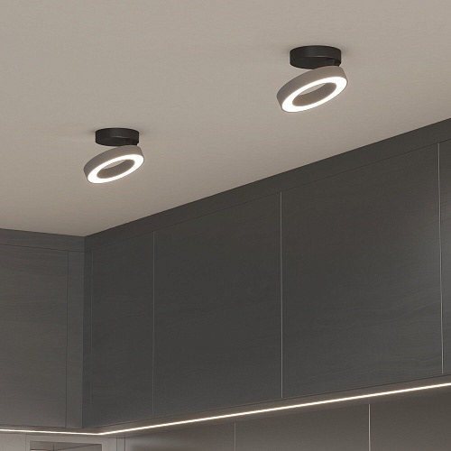 картинка Elektrostandard Накладной светодиодный светильник Spila серебро 25105/LED