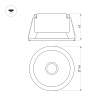 картинка Arlight Светильник Downlight  044791