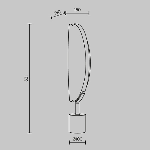 картинка Maytoni Настольный светильник Бриз / Breeze 3000К 15Вт