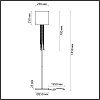 картинка ODEON LIGHT 4886/1F HALL ODL_EX23 153 бронзовый/янтарн./металл/стекло Торшер E27 1*40W NICOLE