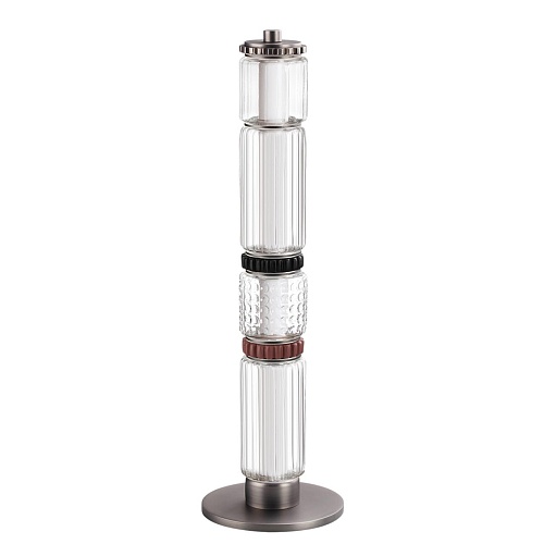 картинка ODEON LIGHT 5456/15TL L-VISION ODL_EX26 045 темный сатин.никель/терракот/черный Настольная лампа LED
