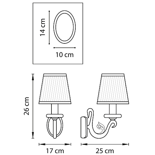 картинка Lightstar Бра Engenuo  779514