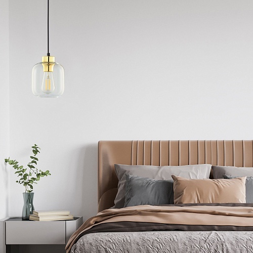 картинка TK Lighting Подвесной светильник со стеклянным плафоном 6695
