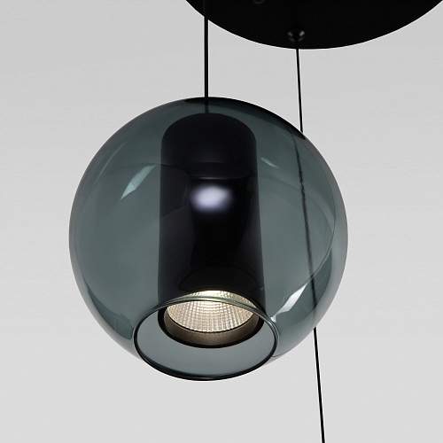 картинка Eurosvet Подвесной светильник 50258/3 LED дымчатый/бирюзовый