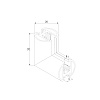 картинка Elektrostandard Mini Magnetic Коннектор угловой внутренний для накладного шинопровода Round черный 8