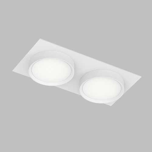 картинка Denkirs  Точечный встраиваемый светильник FLAT DK2092-WH