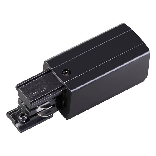 картинка NOVOTECH 135047 PORT NT19 299 черный Токопровод левый (подвод питания) для трехфазного шинопровода I