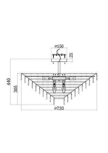 картинка Maytoni Потолочный светильник Маццо / Mazzo E14х14