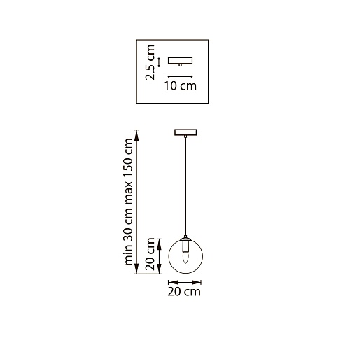 картинка Lightstar Подвес Sferetta  801002