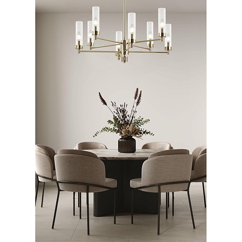 картинка LUMION 5274/6C CLASSI LN26 101 золотой Люстра потолочная E14 6*40W 220V KAMILLA