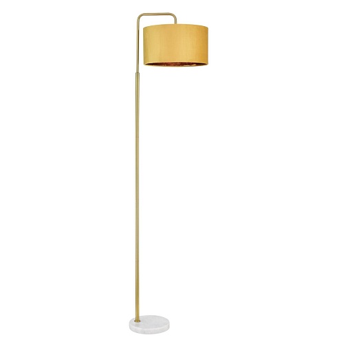 картинка LUMION 8072/1F NEOCLASSI LN26 464 золото/желтый,  металл/камень/текстиль Торшер E27 1*60W 220V VELVE