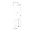 картинка Elektrostandard Esthetic Magnetic Декоративная стойка 184 мм (без питания) 85143/00