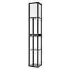 картинка LUMION 8092/1F COMFI LN26 460 черный/белый, дерево/текстиль Торшер Е27 1*60W 220V PRACTIC