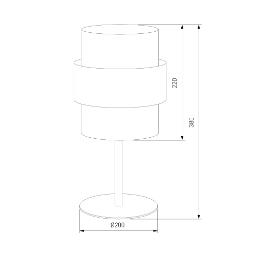 картинка TK Lighting Настольный светильник 5404 Calisto