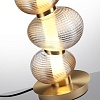 картинка ODEON LIGHT 5095/12TL L-VISION ODL25 359 латунный/янтарный градиент/металл/стекло Настольная лампа L