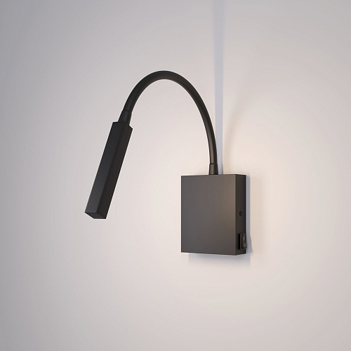 картинка Elektrostandard Светильник настенный светодиодный KNOB 40118/LED черный