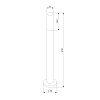 картинка Elektrostandard Ландшафтный светильник чёрный IP54 1419 TECHNO
