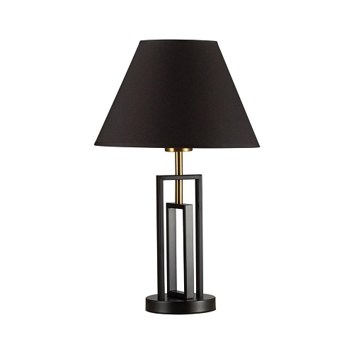 картинка LUMION 5290/1T NEOCLASSI LN23 000 черный, латунь Настольная лампа E27 1*60W 220V FLETCHER
