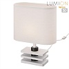 картинка LUMION 8206/1T COUNTY LN26 512 белый, дерево/текстиль Настольная лампа E27 1*60W 220V MADERANA