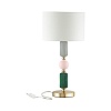 картинка ODEON LIGHT 4861/1T CLASSIC ODL_EX21 132 золото/разноцветн./керамика/абажур Настольная лампа E27 1*6