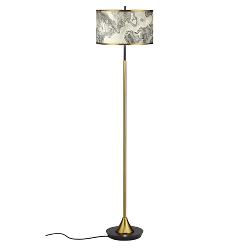 картинка ODEON LIGHT 5064/2F MODERN (В 2-х КОРОБКАХ) ODL24 203 античн.бронза/серо-беж./металл/натур.камен."шп