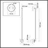 картинка ODEON LIGHT 7022/18WL HIGHTECH ODL25 267 Настенный встраиваем. светильник металл/акрил IP20 LED 3000